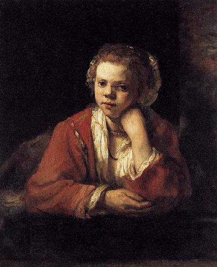 Rembrandt Peale Girl at a Window China oil painting art